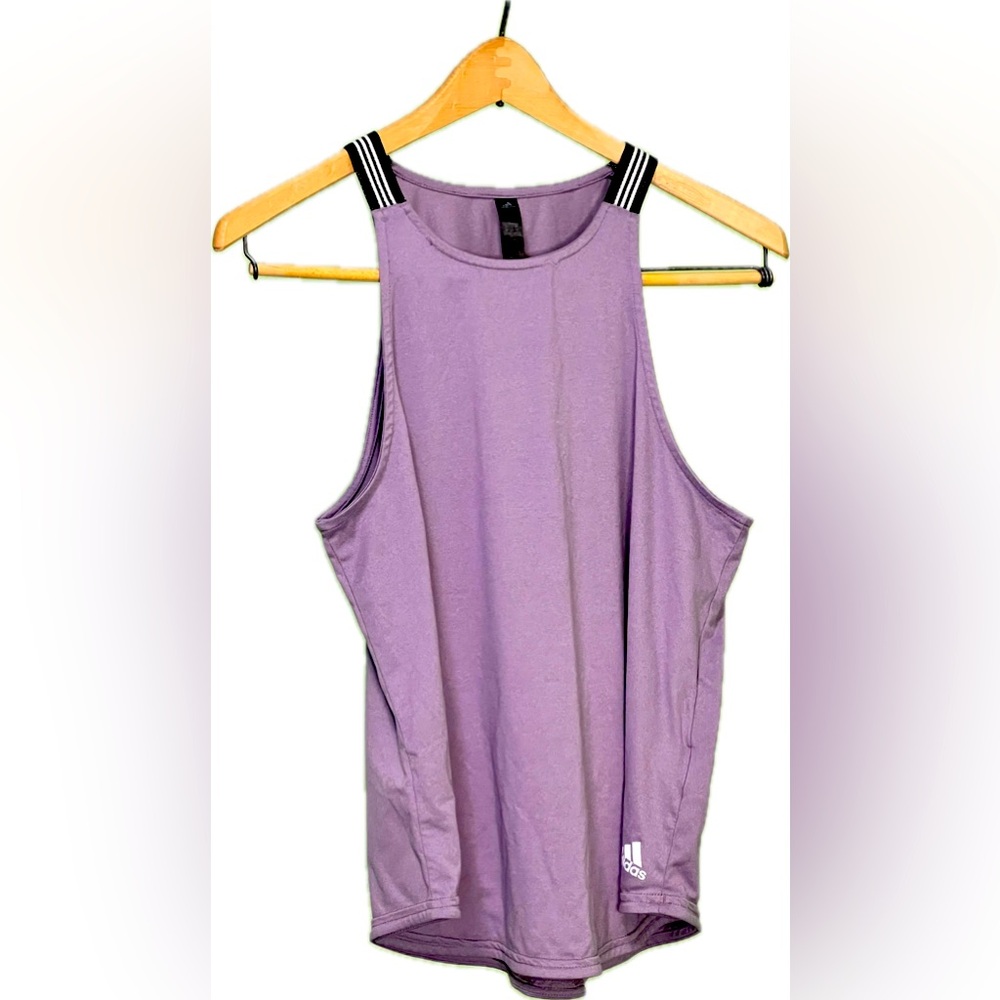 Purple Adidas athletic women’s racer back tank